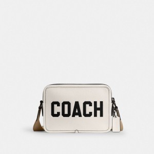 Men Coach Charter 24 With Graphic Chalk Crossbody Bags Multicolor | CA_CH75969