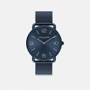 Men Coach Elliot 41 Mm Watches Blue | CA_CH41163