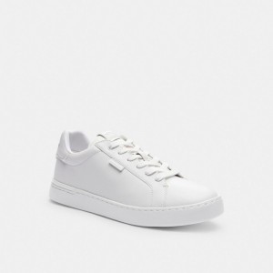 Men Coach Lowline Low Top Optic Sneakers White | CA_CH12125