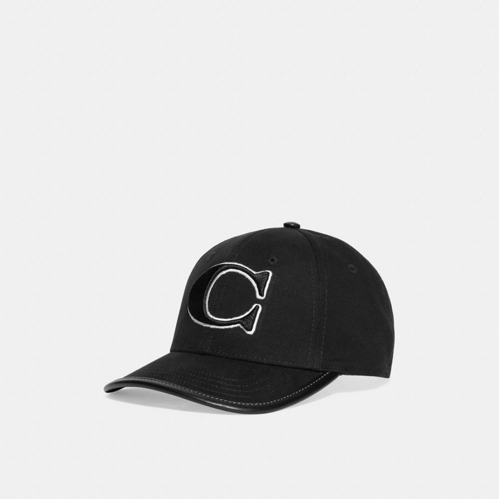 Men Coach Baseball Hats Black | CA_CH93002