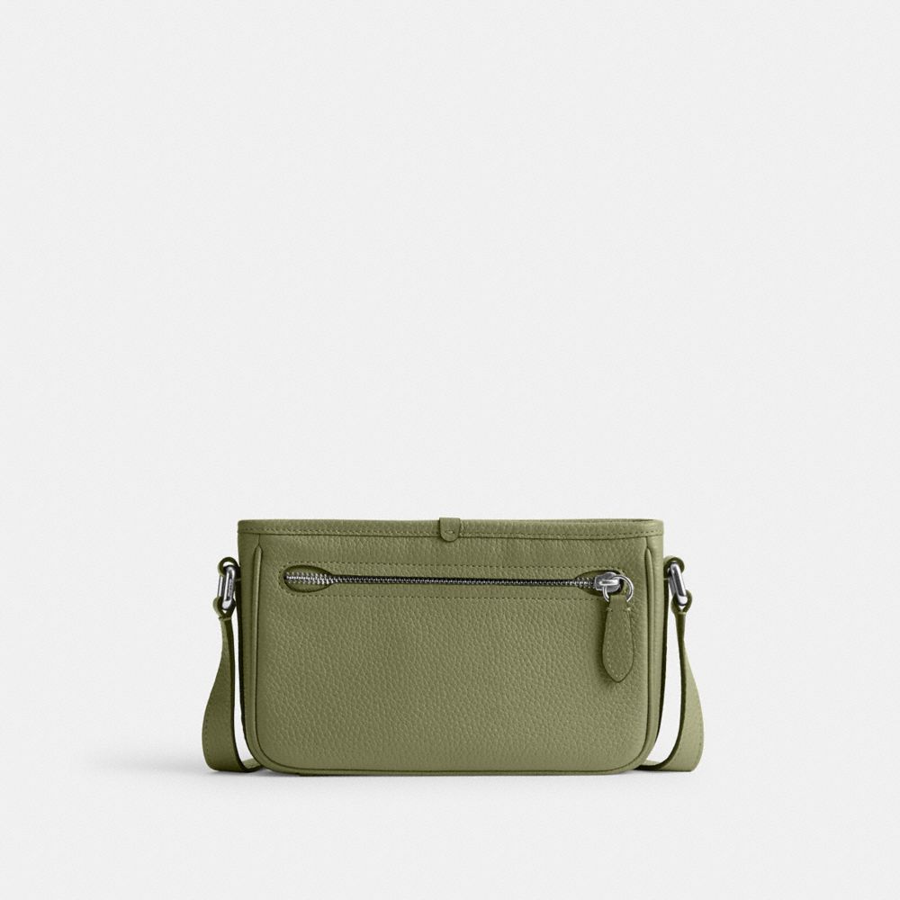 Men Coach Beck Slim Moss Crossbody Bags Olive | CA_CH62309