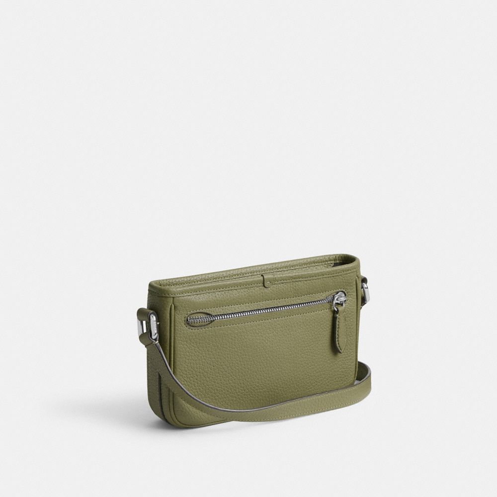 Men Coach Beck Slim Moss Crossbody Bags Olive | CA_CH62309