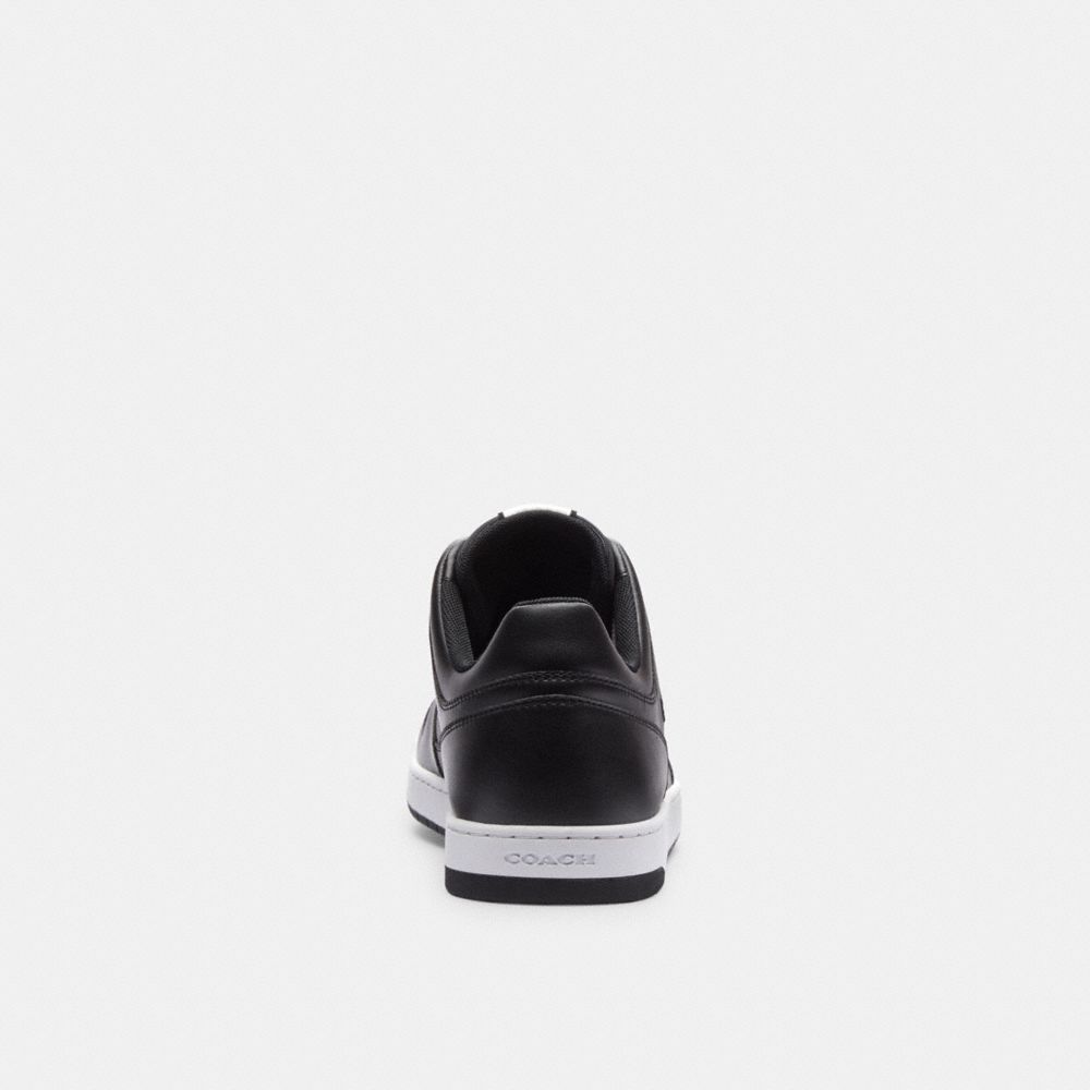 Men Coach C201 In Signature Sneakers Black | CA_CH93669