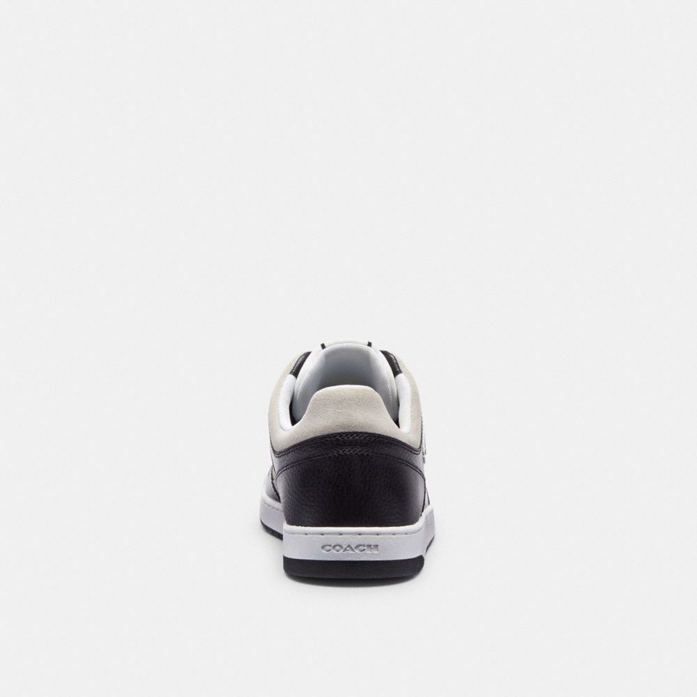 Men Coach C201 Sneakers Black / White | CA_CH90470