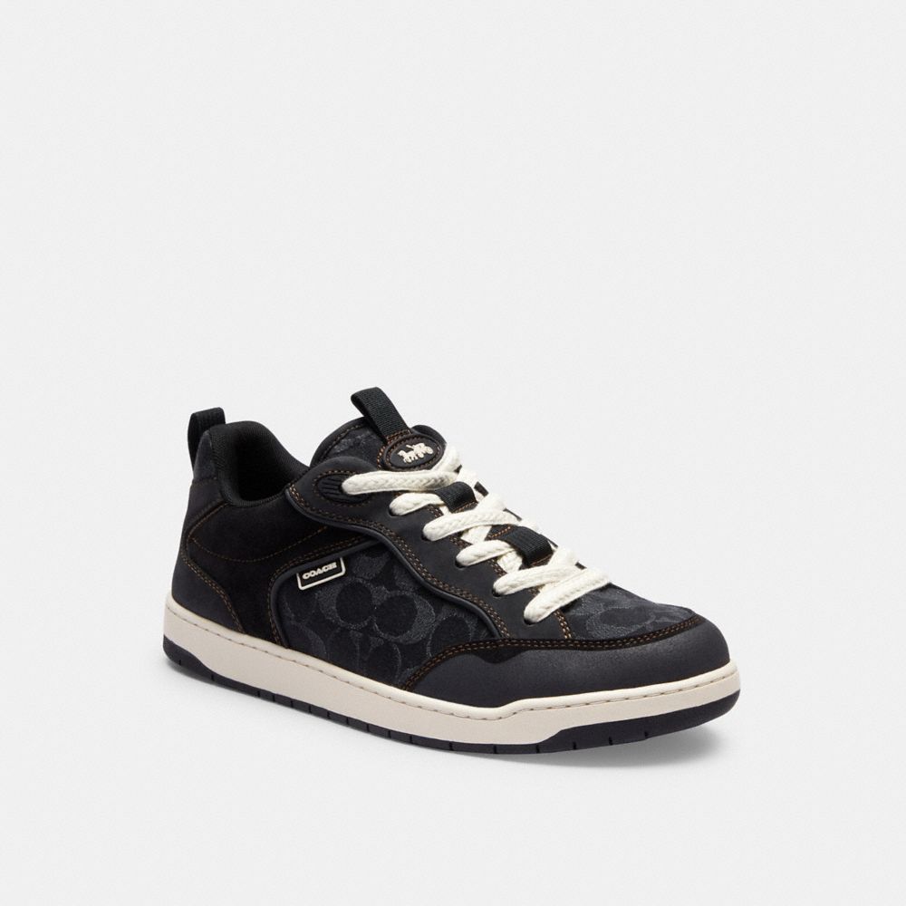 Men Coach C203 Sneakers Black | CA_CH49575