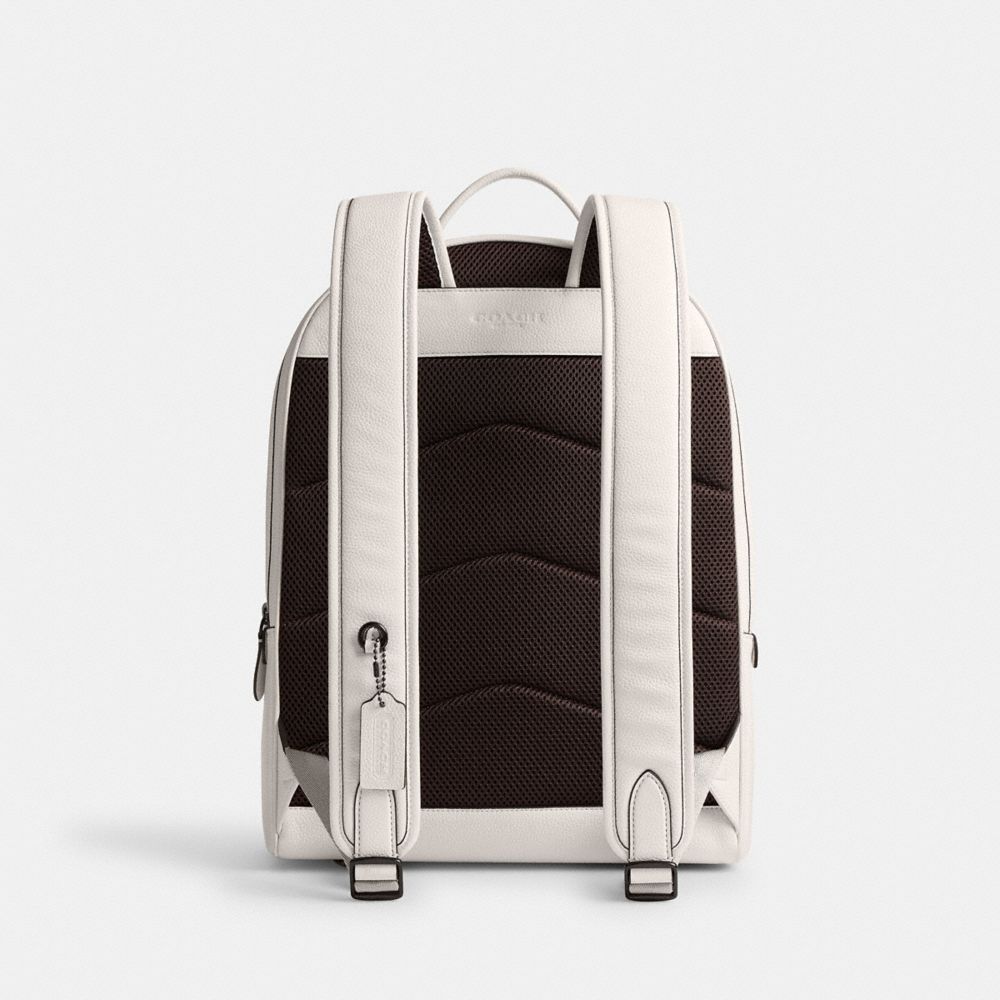 Men Coach Charter With Graphic Polished Pebble Leather Backpacks Multicolor | CA_CH61769