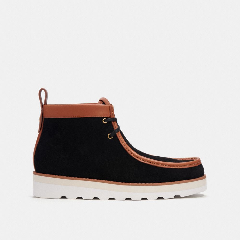 Men Coach Chukka Boots Black | CA_CH79674