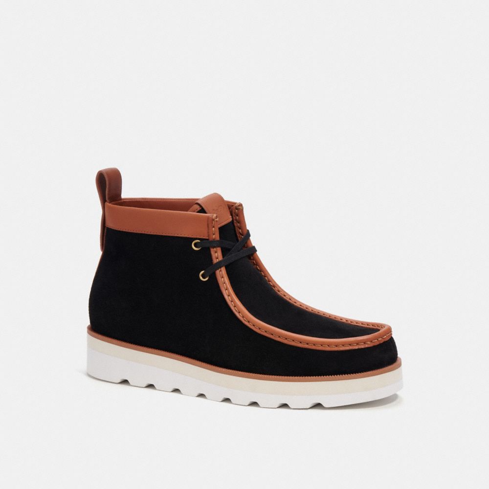 Men Coach Chukka Boots Black | CA_CH79674