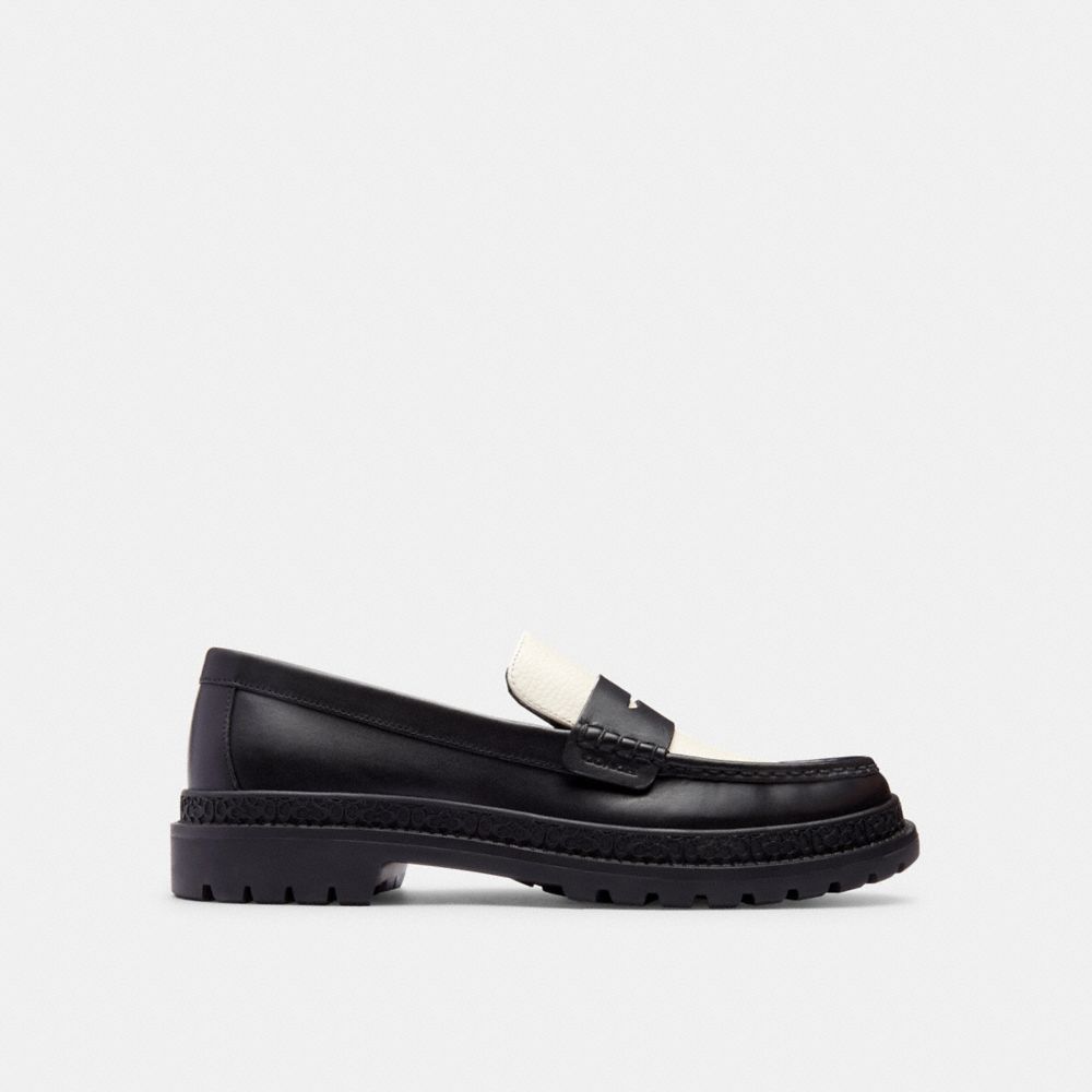 Men Coach Cooper Loafers Black | CA_CH22177