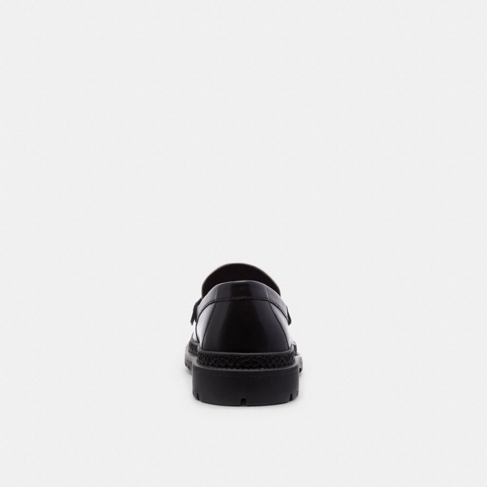 Men Coach Cooper Loafers Black | CA_CH22177