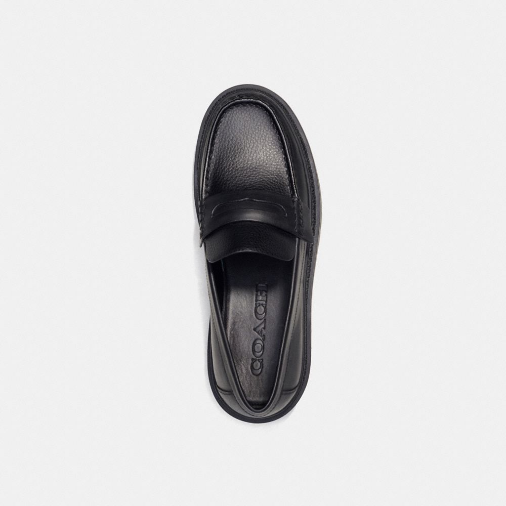 Men Coach Cooper Loafers Black | CA_CH65914