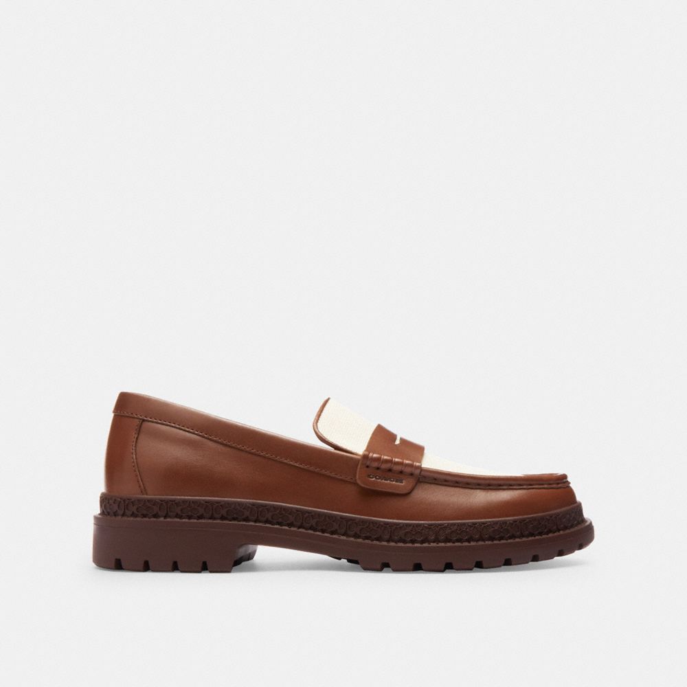 Men Coach Cooper Loafers Brown | CA_CH99840