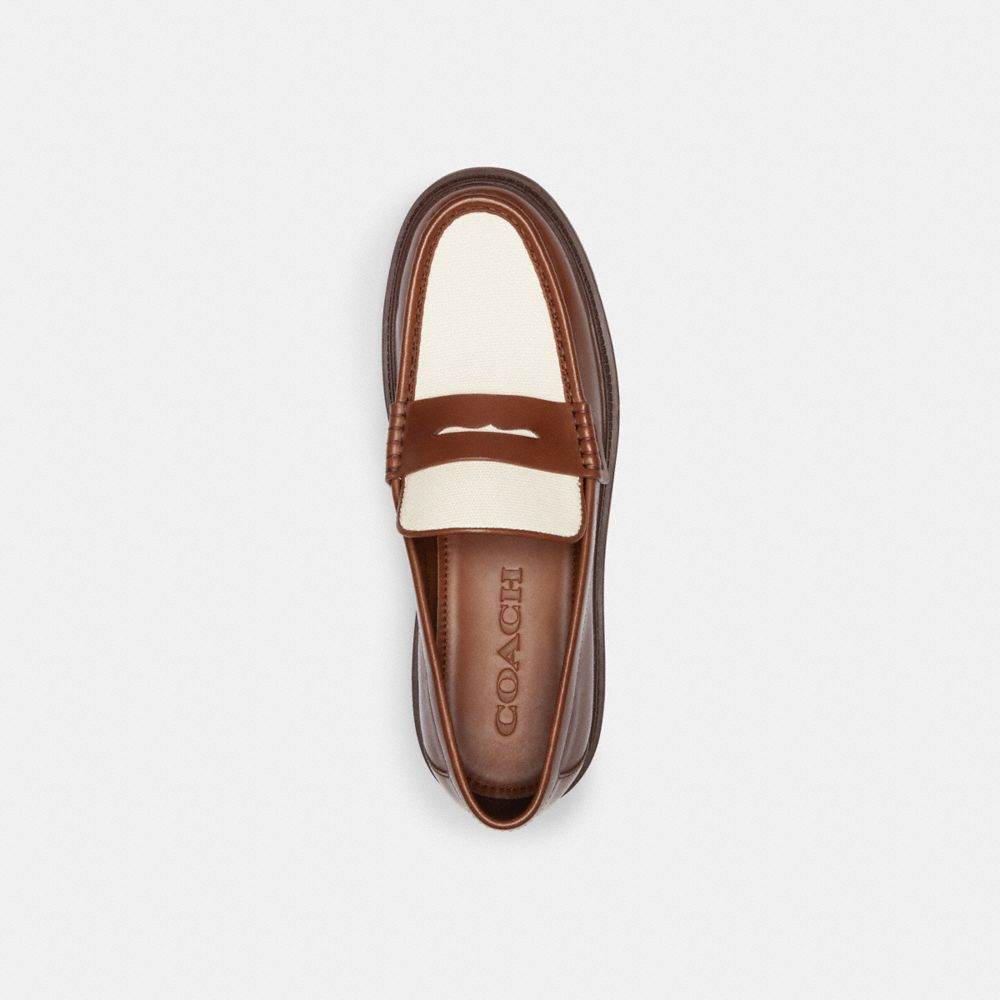 Men Coach Cooper Loafers Brown | CA_CH99840