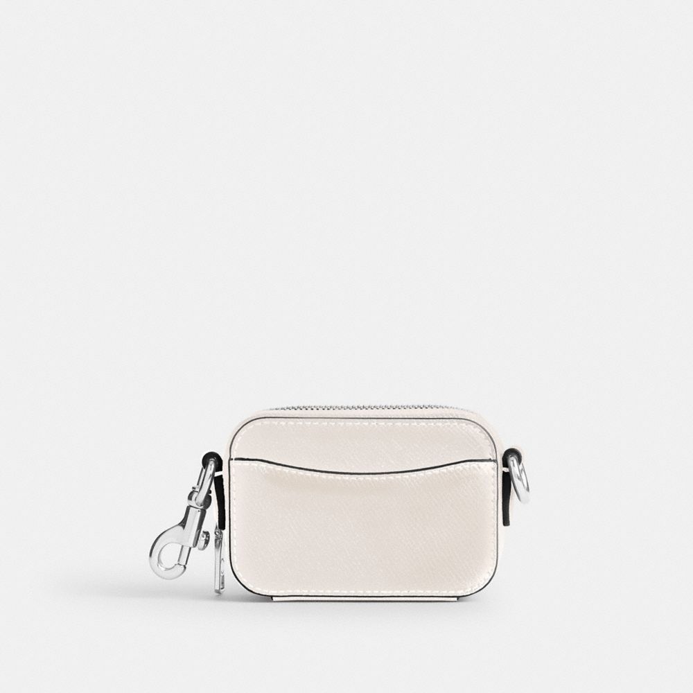 Men Coach Crossbody Pouch Chalk Crossbody Bags White | CA_CH83926