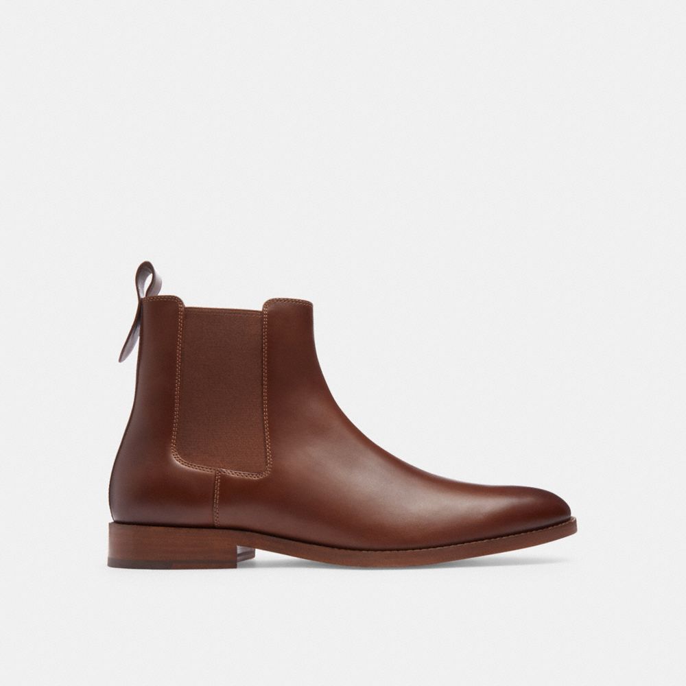 Men Coach Dalton Chelsea Boots Brown | CA_CH90811