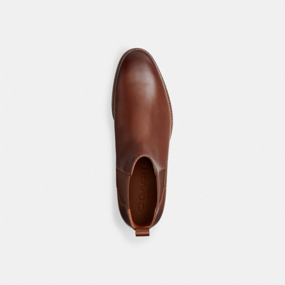 Men Coach Dalton Chelsea Boots Brown | CA_CH90811