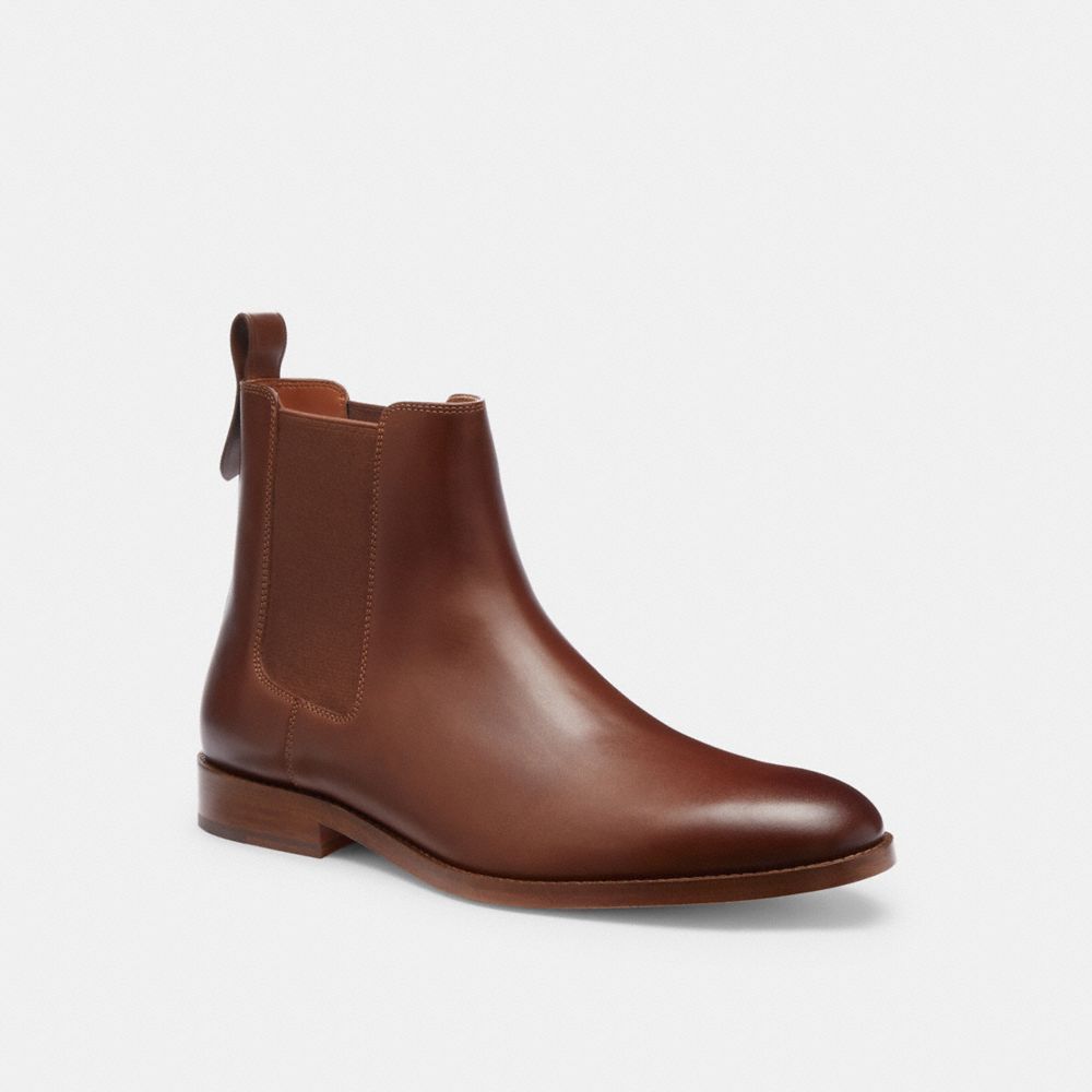 Men Coach Dalton Chelsea Boots Brown | CA_CH90811