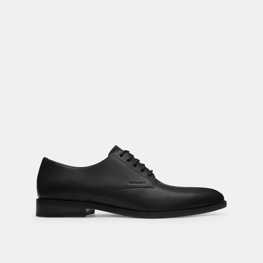 Men Coach Davi Drivers Shoes Black | CA_CH54234