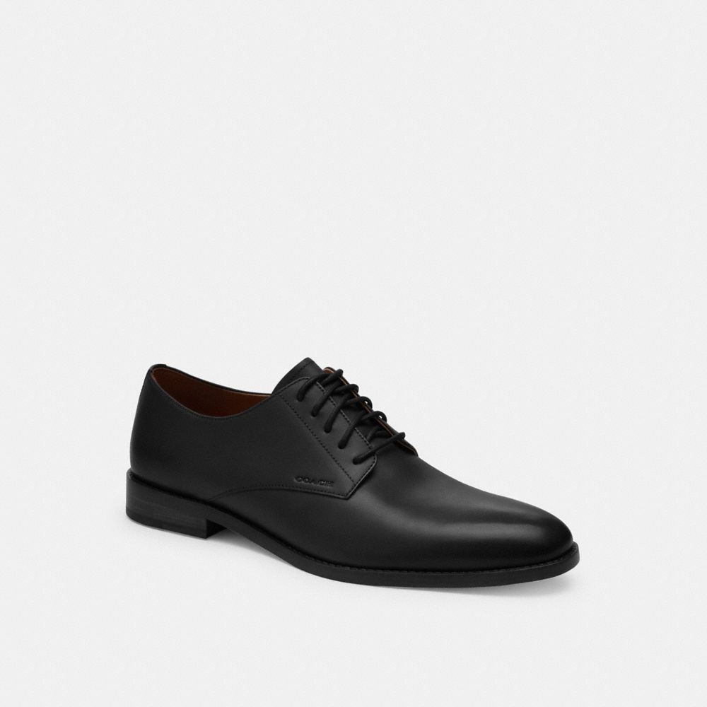 Men Coach Davi Drivers Shoes Black | CA_CH54234