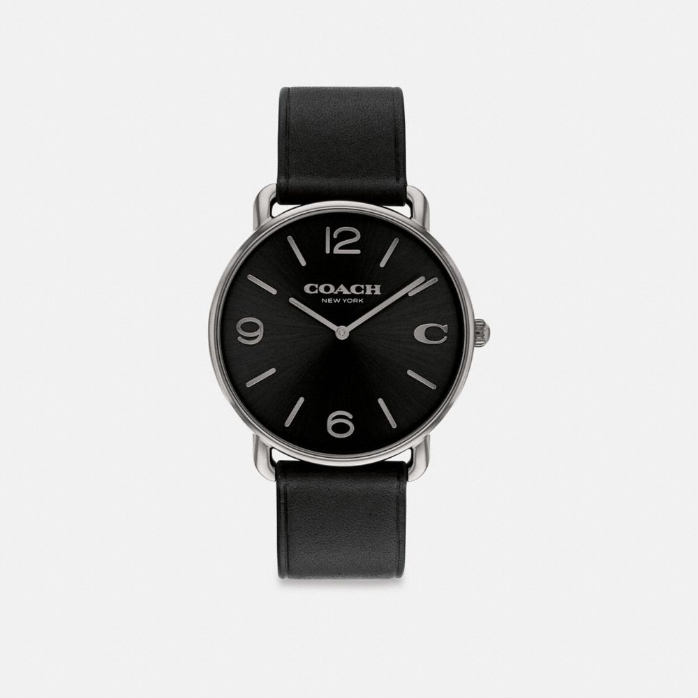 Men Coach Elliot 41 Mm Watches Black | CA_CH63784