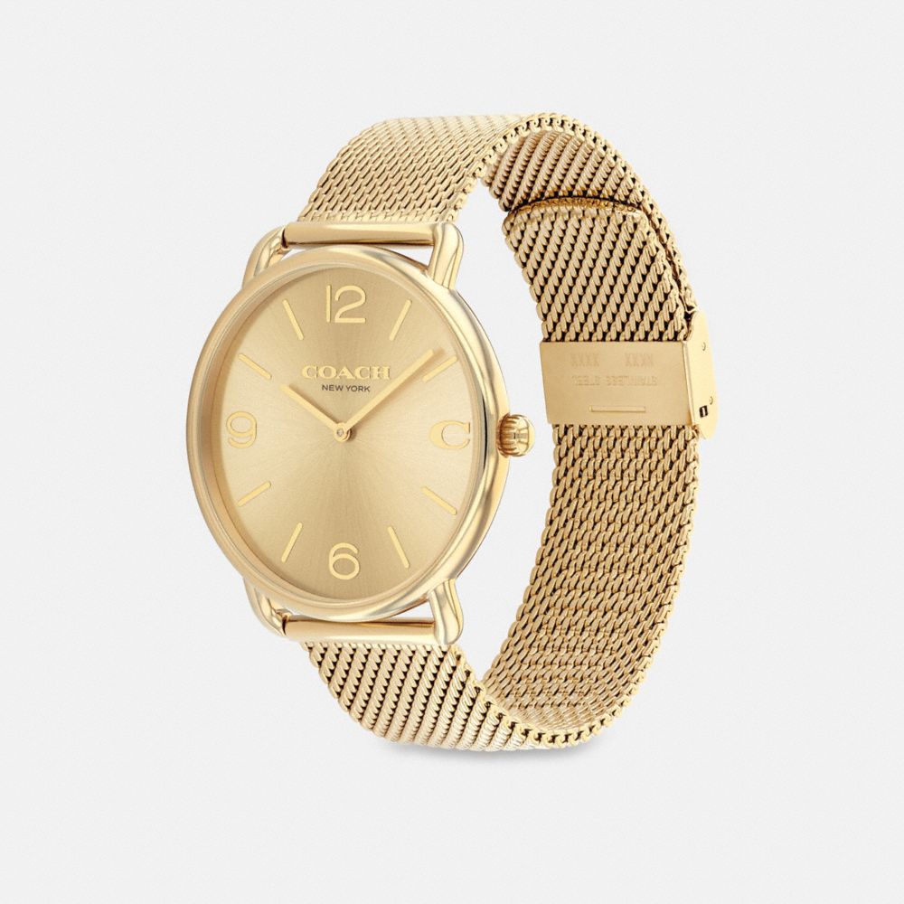 Men Coach Elliot 41 Mm Watches Gold | CA_CH22098