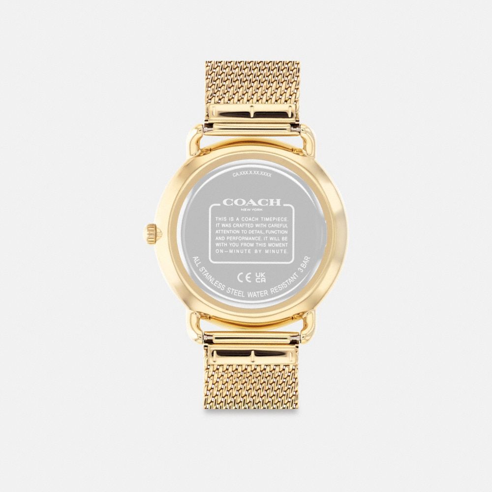 Men Coach Elliot 41 Mm Watches Gold | CA_CH22098