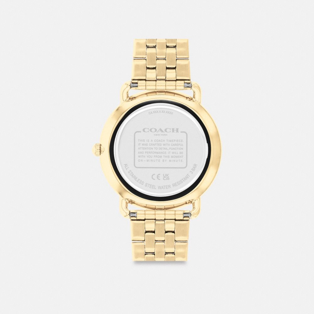 Men Coach Elliot 41 Mm Watches Gold | CA_CH46533