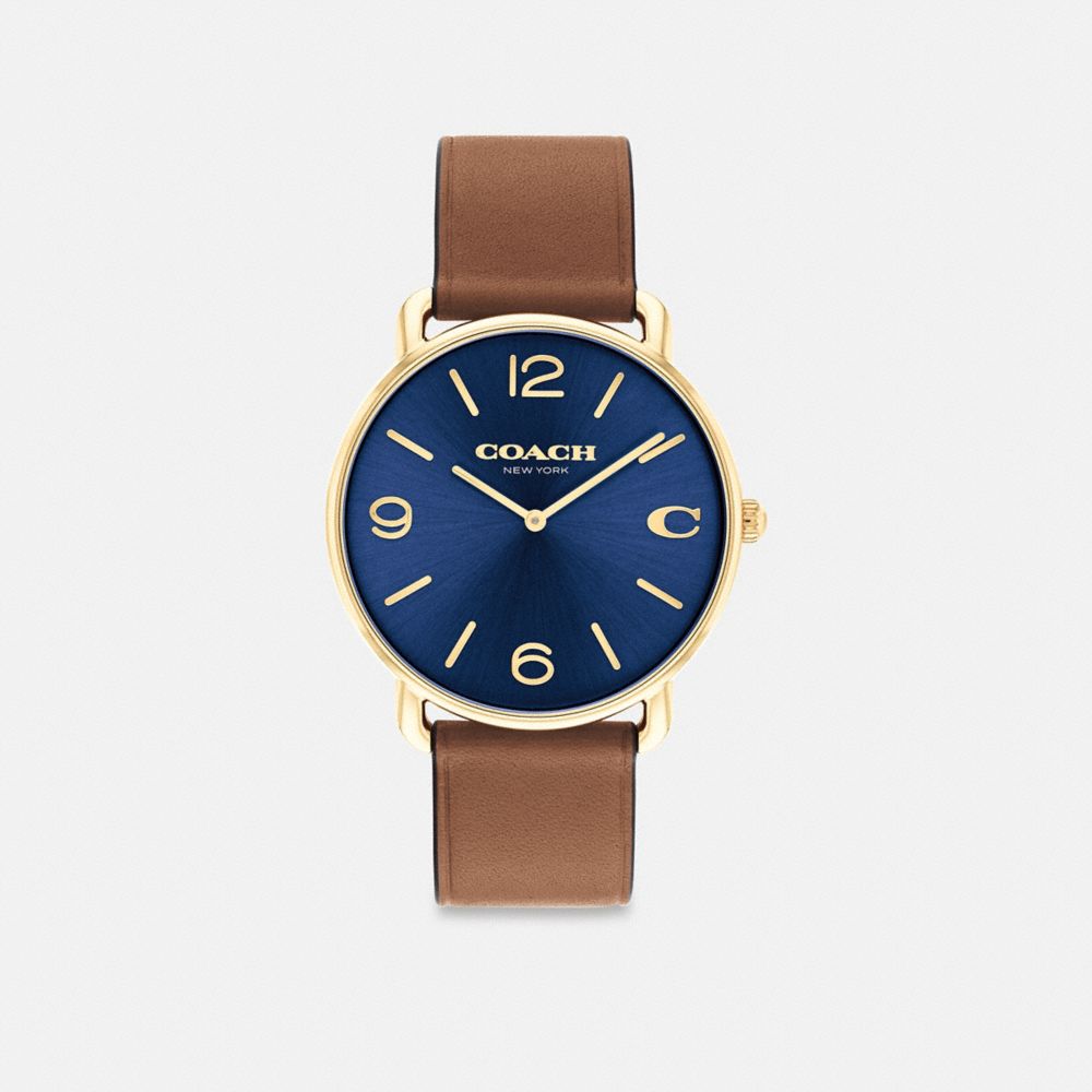 Men Coach Elliot 41 Mm Watches Navy | CA_CH89110