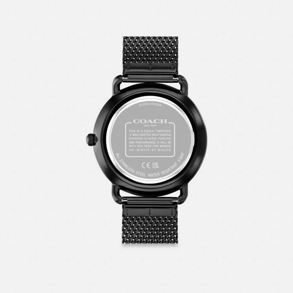 Men Coach Elliot 41 Mmout Watches Black | CA_CH83541