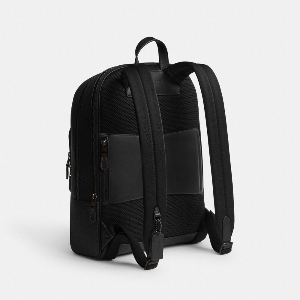 Men Coach Gotham Backpacks Black | CA_CH62749