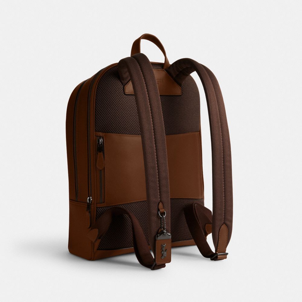 Men Coach Gotham Backpacks Brown | CA_CH40014