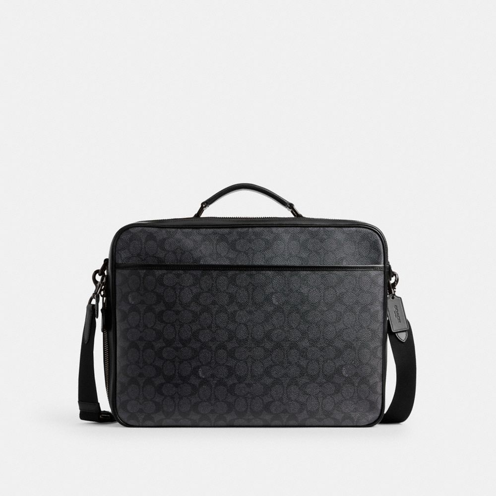 Men Coach Gotham Convertible In Signature Briefcase Grey | CA_CH93307