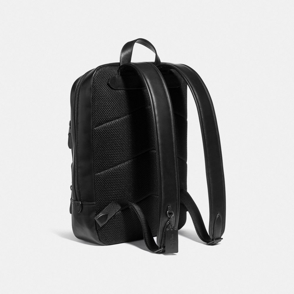 Men Coach Gotham In Signature Backpacks Black | CA_CH22291