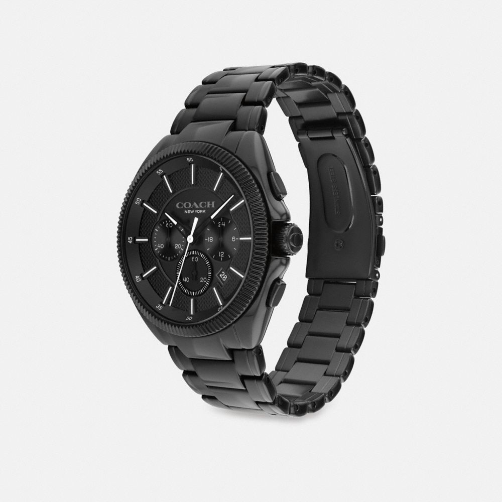 Men Coach Jackson 45 Mm Watches Black | CA_CH62846