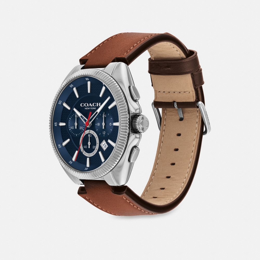 Men Coach Jackson 45 Mm Watches Brown | CA_CH35911