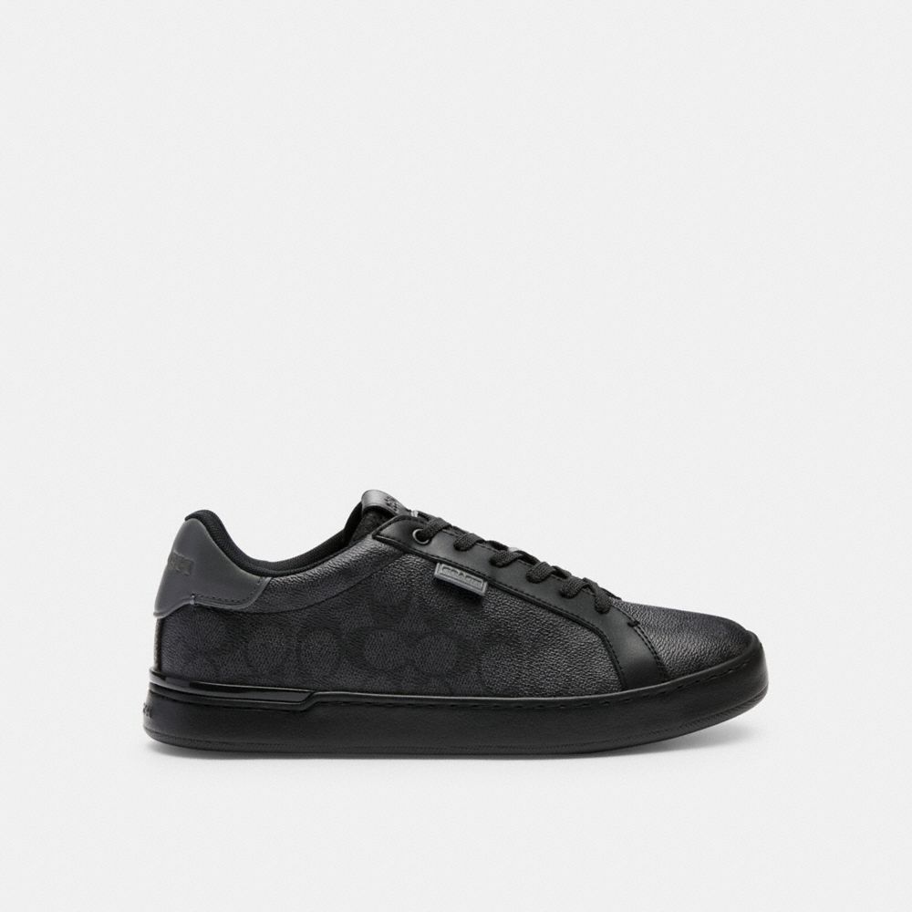 Men Coach Lowline Low Top In Signature Sneakers Grey | CA_CH49720