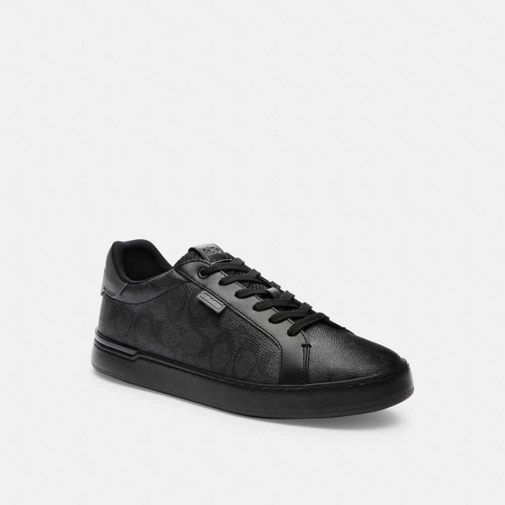 Men Coach Lowline Low Top In Signature Sneakers Grey | CA_CH49720