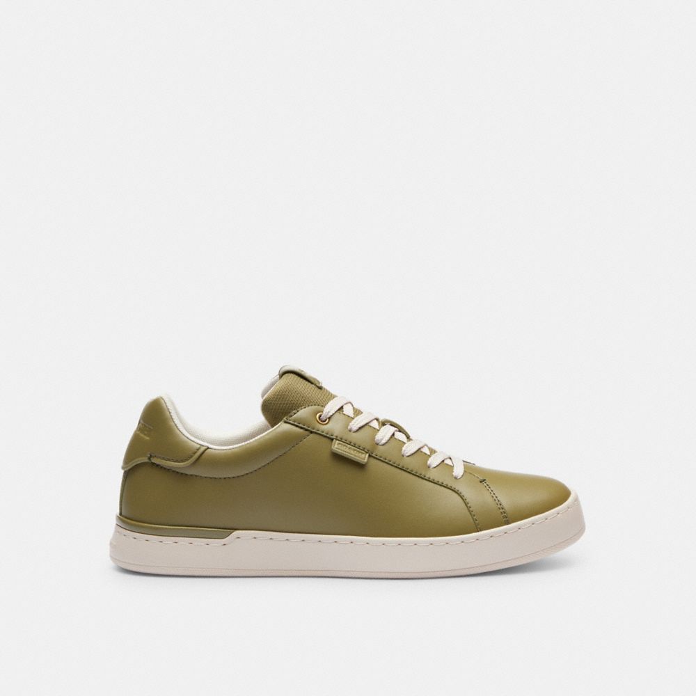 Men Coach Lowline Low Top Moss Sneakers Olive | CA_CH79909