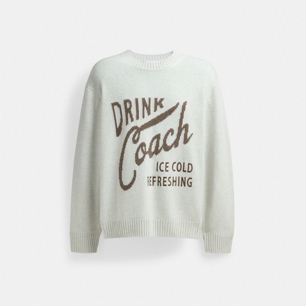 Men Coach Narrow Sweaters Blue | CA_CH58347