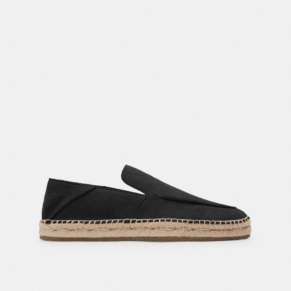 Men Coach Reilly Espadrille Black | CA_CH14460