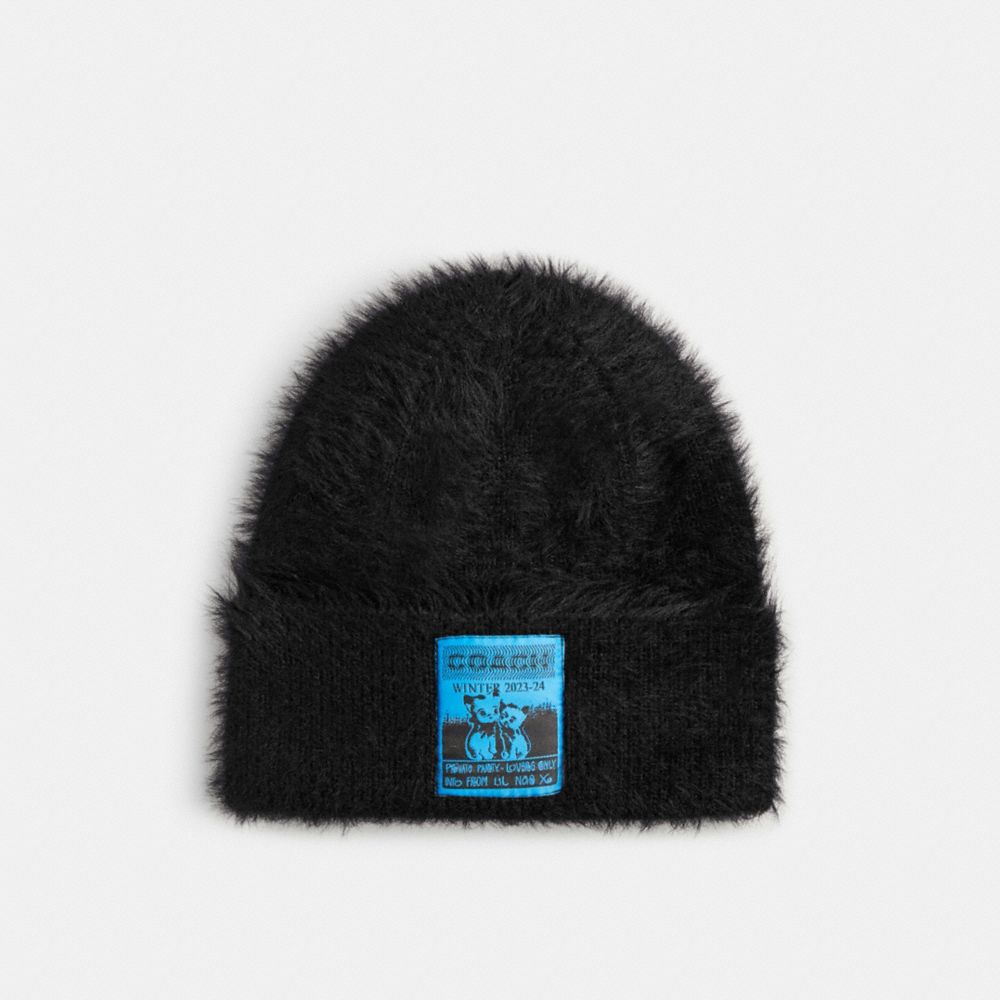 Men Coach The Lil Nas X Drop Beanie Black | CA_CH68657