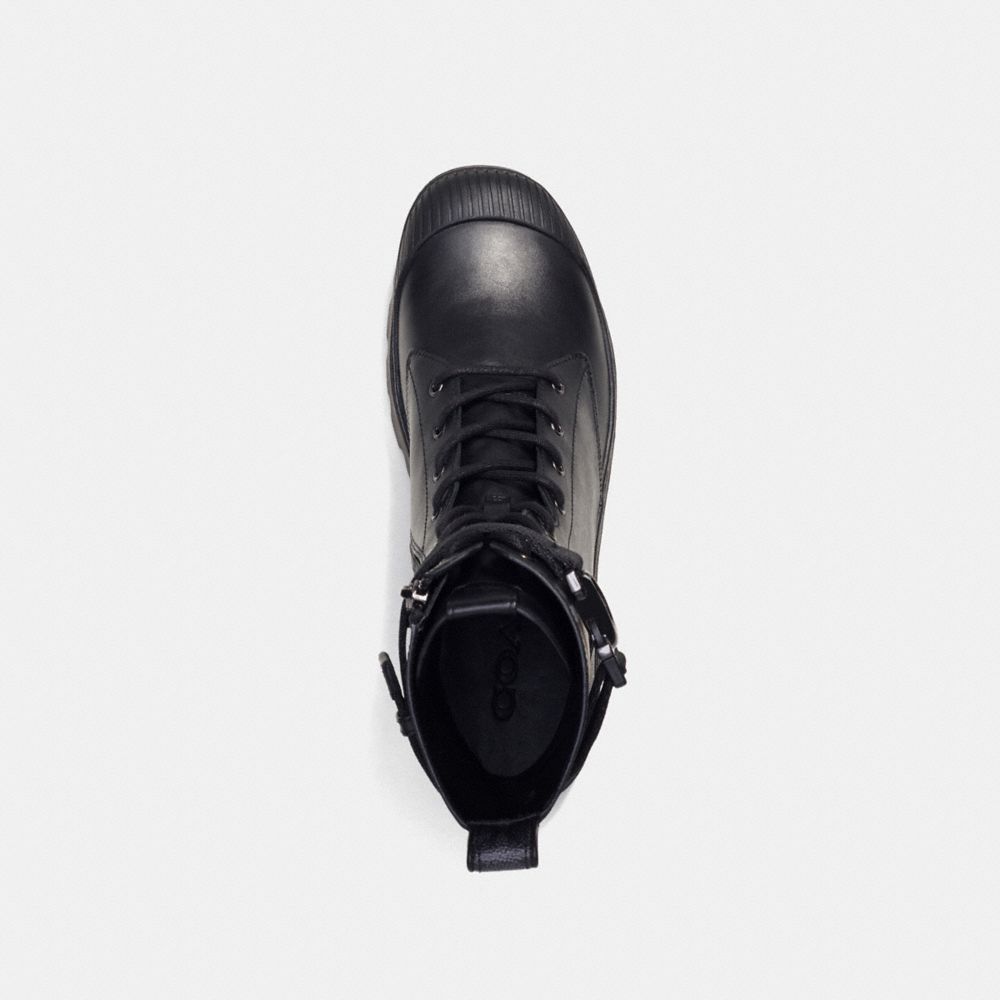 Men Coach Tucker With Signature Boots Black | CA_CH29933