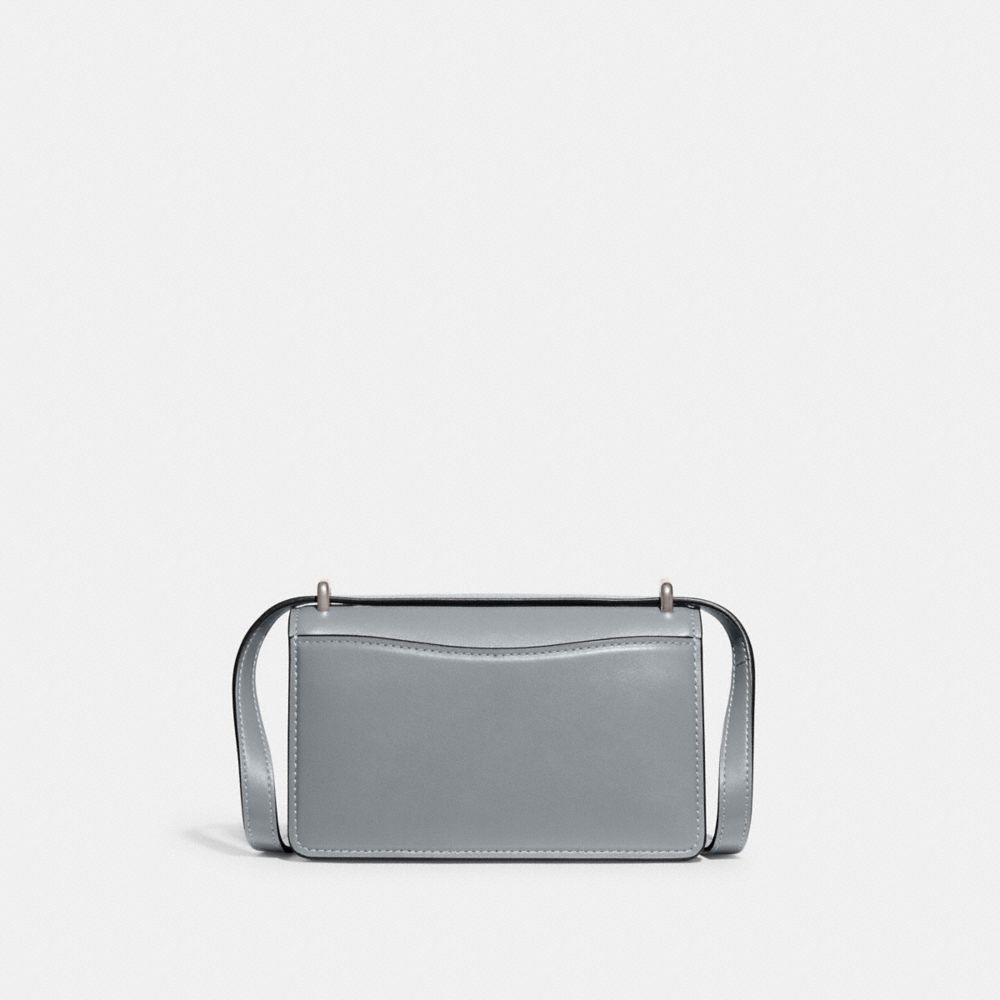 Women Coach Bandit Leather Crossbody Bags Grey Blue | CA_CH68144