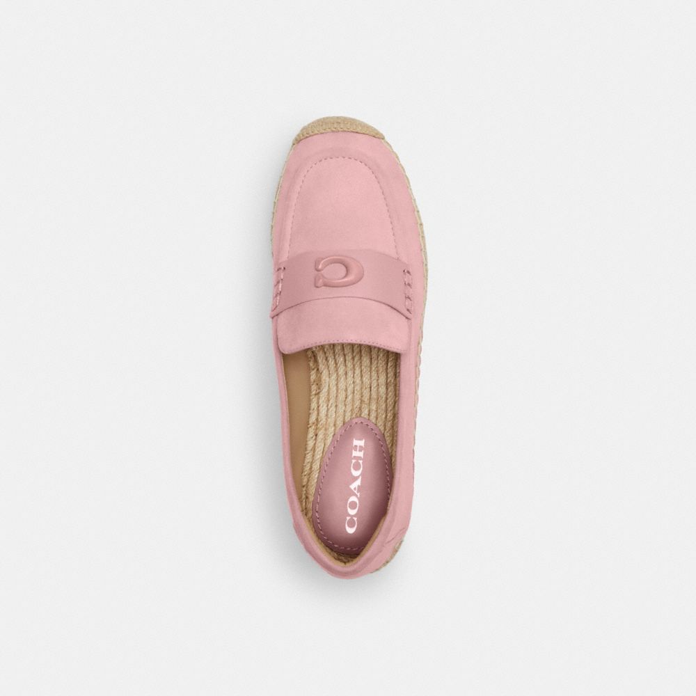 Women Coach Camilla Soft Espadrille Pink | CA_CH89934