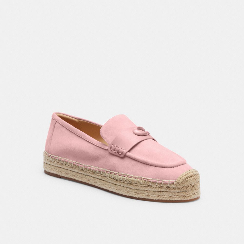 Women Coach Camilla Soft Espadrille Pink | CA_CH89934