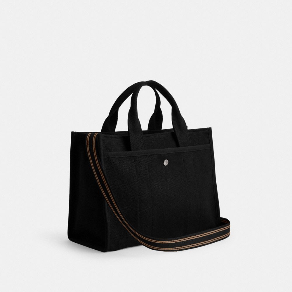 Women Coach Cargo Tote Bag Black | CA_CH61621