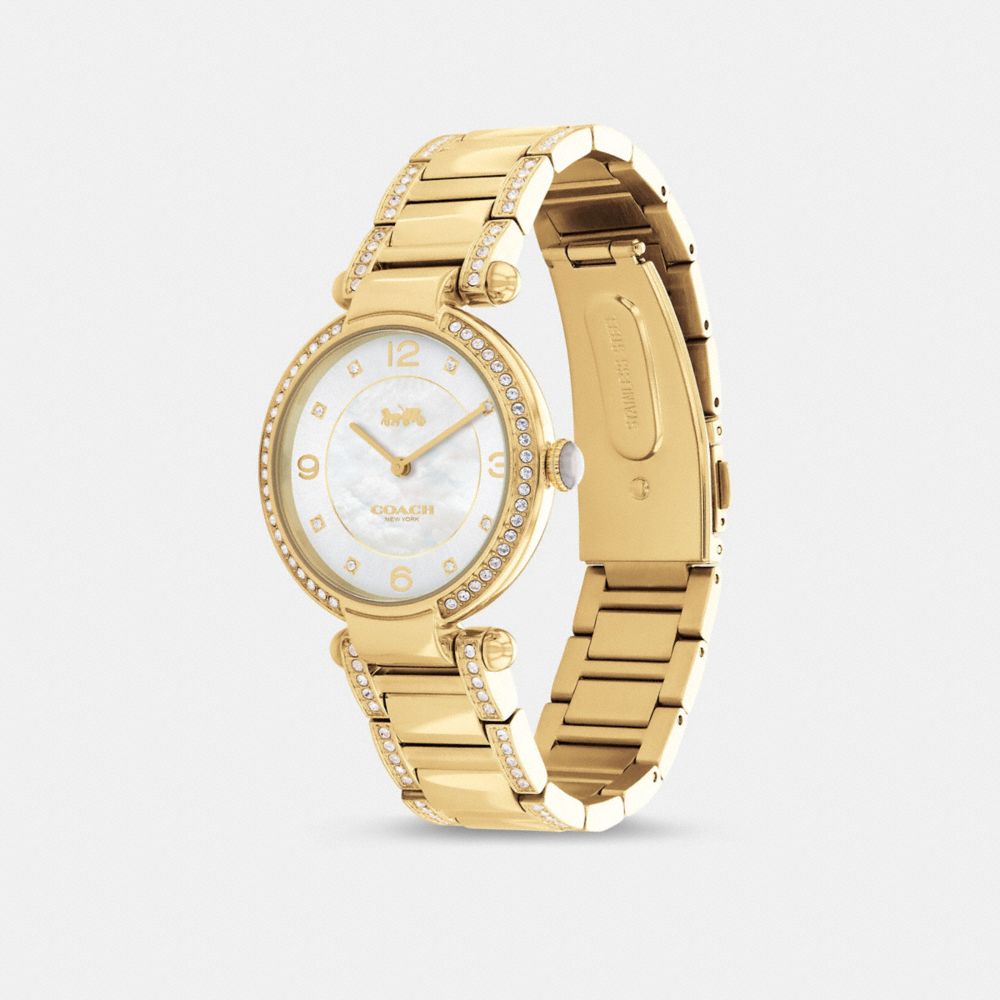 Women Coach Cary 34 Mm Watches Gold | CA_CH94726