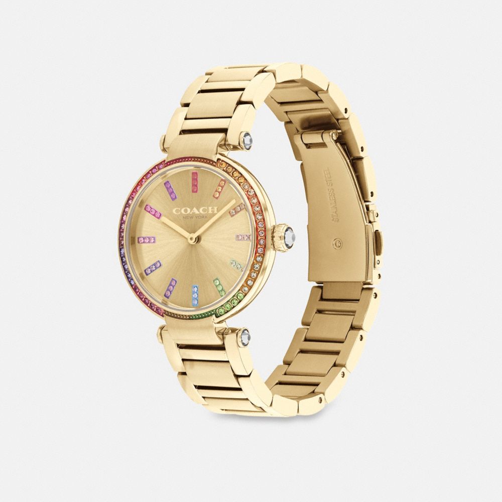 Women Coach Cary 34 Mm Watches Gold | CA_CH80658