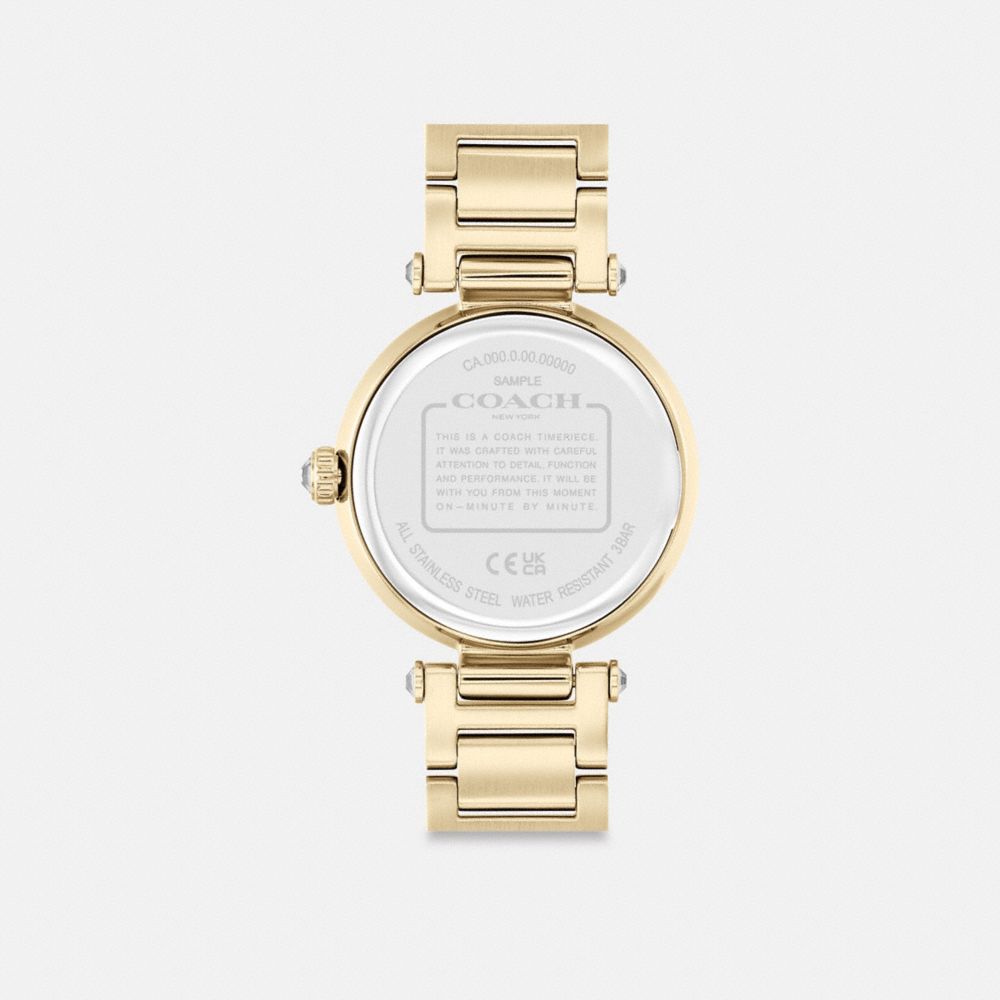 Women Coach Cary 34 Mm Watches Gold | CA_CH80658