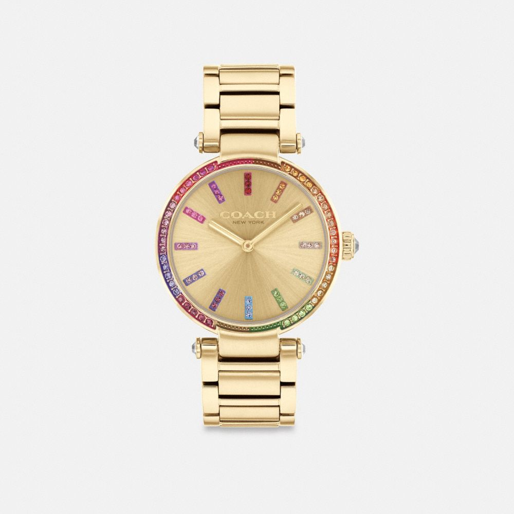 Women Coach Cary 34 Mm Watches Gold | CA_CH80658